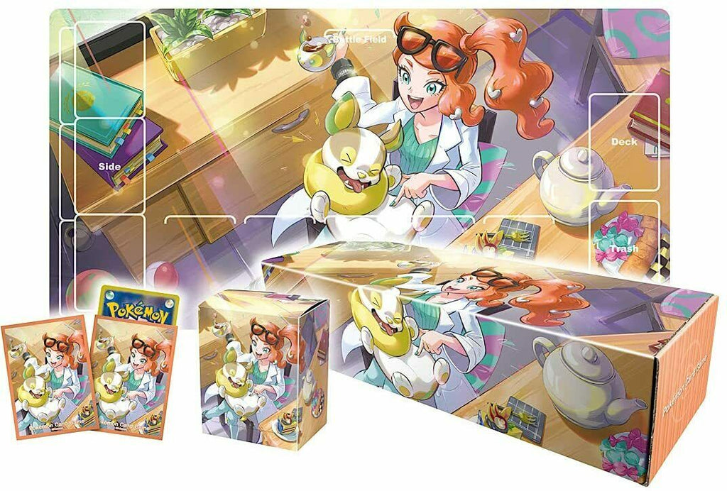 Pokemon COOL × METAL Deck Case & Playmat & Playmat Case Set Japan NEW  Sleeve