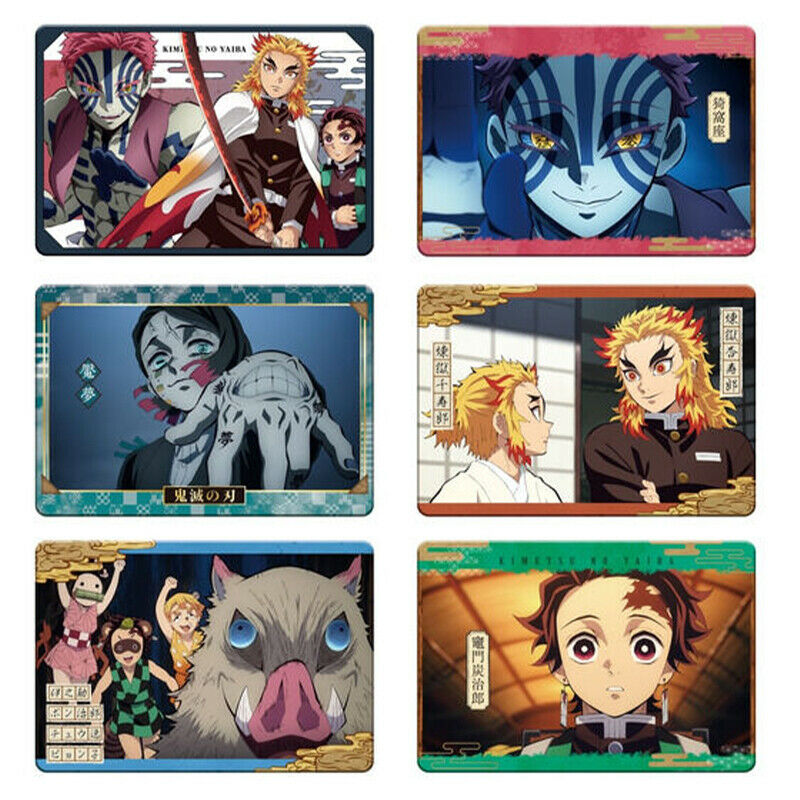 BANDAI Demon Slayer Metal Card collection Complete Vending Machine Ver. JAPAN