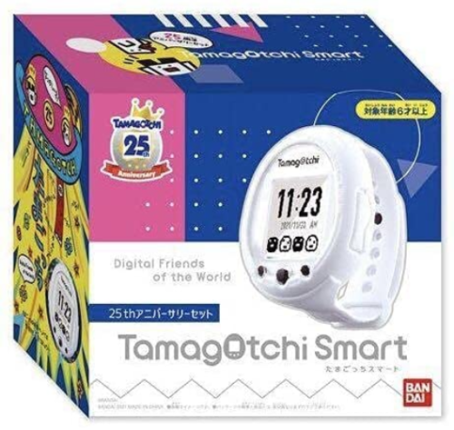BANDAI Tamagotchi Smart 25th Anniversary Set White Limited Color BANDAI Tamagotchi Smart 25th Anniversary Set White Limited Color