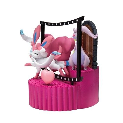 Pokemon Center Diorama Figure Midnight Agent le cinéma Sylveon JAPON OFFICIEL