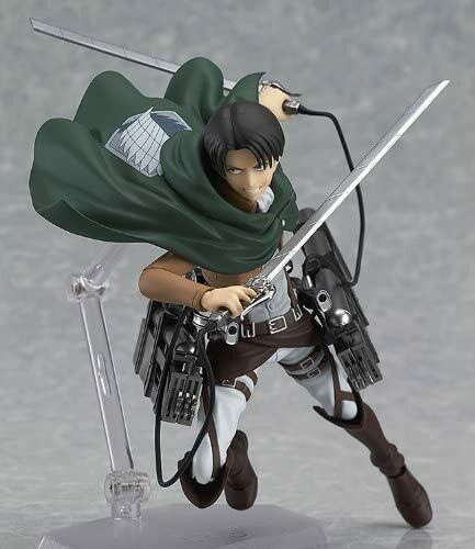 Max Factory Attack on Titan figma levi ação figura revenda Japão oficial za-26