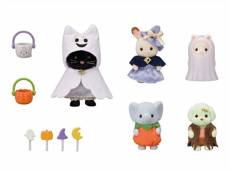 Calico Critters Sylvanian Families Halloween Night Parade Set JAPAN OFFICIAL