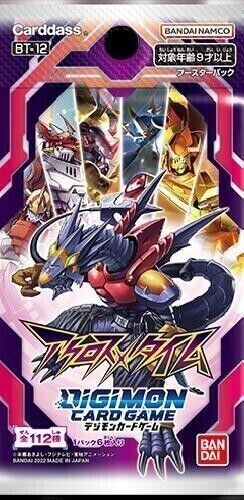 across time booster box Digimon Card Game Across Time Booster Pack BT-12 BOX JAPAN OFFICIAL ZA — ToysOneJapan