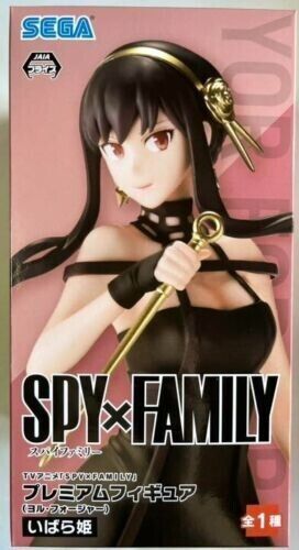 SEGA Spy X Family – Action Figure Yor Forger (Principessa Spina) In Bianco, Con Base Di Supporto – Figura Ufficiale Da Collezione