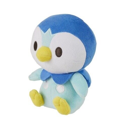 pocket monsters pokemon plush Pocket Monster Pokemon Monpoke Washable Plush Doll Piplup JAPAN OFFICI — ToysOneJapan