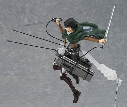 Max Factory Attack on Titan figma levi ação figura revenda Japão oficial za-26
