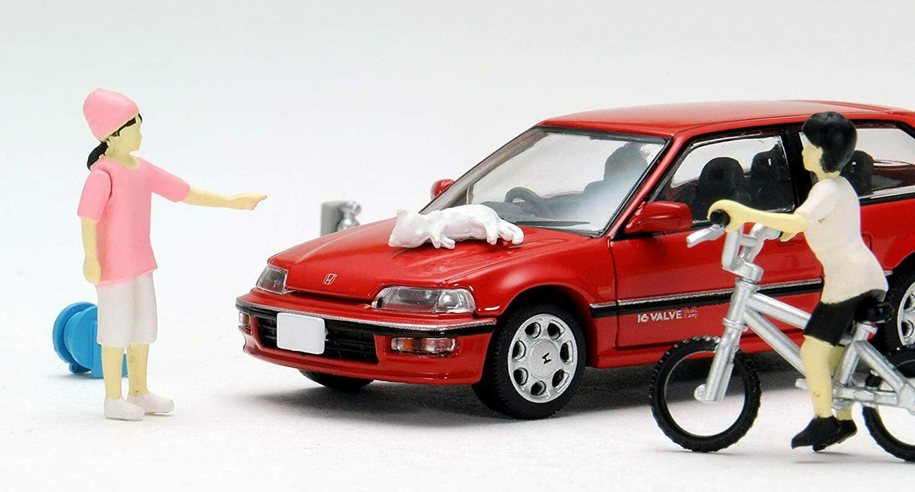Tomica TLV Neo Diocolle 02a 1/64 Car Wash 02A Honda Civic 25xt 1989 (rood) Japan