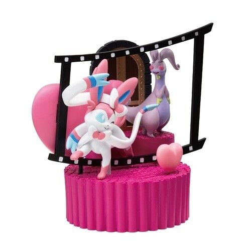 Pokemon Center Diorama Figure Midnight Agent le cinéma Sylveon JAPON OFFICIEL