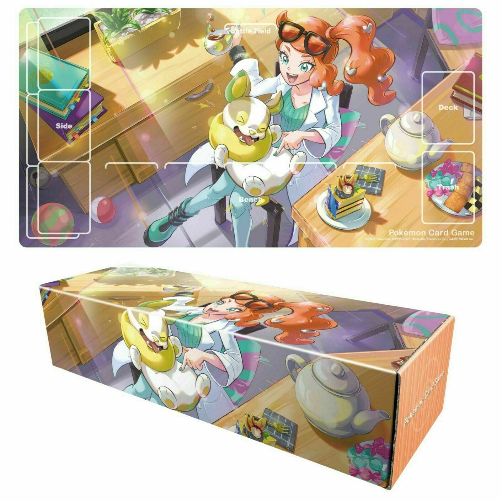 ポケモンカード　プレイマット　ソニア　３BOX 新商品「ラバープレイマットセット ソニア」を紹介！ | ポケモン